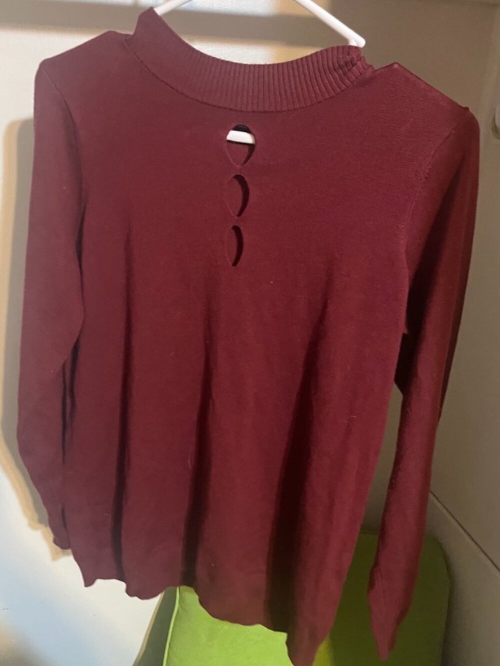 Torrid Size 1 Mock Neck, Keyhole front Pull-on Sweater